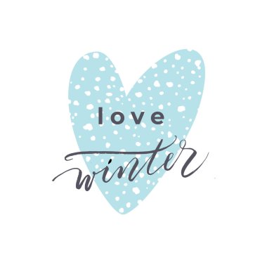 Kış illüstrasyonu. Kart, poster, broşür, web ve diğer kullanım alanları için vektör tasarımı