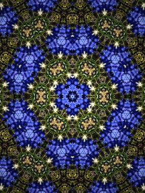 Geometrik şekillere dayanan ilginç fikirleri ifade eden dekoratif bir arkaplan oluşturmak için mandala tasarımı