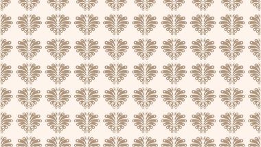 Yapraklı minimalist boho kusursuz desen. Arka planlar, duvar kağıtları, tekstil ve moda için..