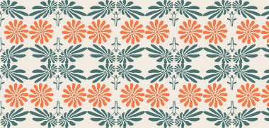 Çiçeksiz desenli şirin çiçekler. Minimalist Pastel Boho geçmişi. Sunum için takım elbise, arka planlar, duvar kağıtları, tekstil ve moda
