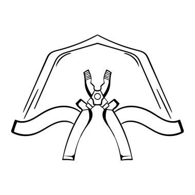 Plastik saplı pense. Tamir, inşaat ve bakım için el aletleri