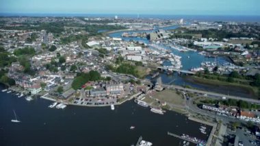 Norfolk 'taki Oulton Hatunları üzerinde İHA uçuşu