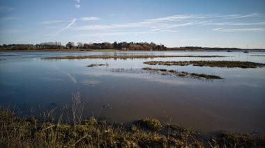 Peaceful English river landscape