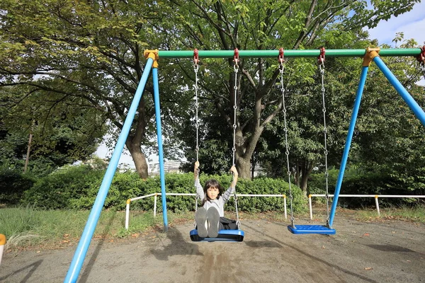 Giapponese Studente Ragazza Swing Anni — Foto Stock