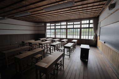 Hagi, Yamaguchi, Japonya 'daki Meirin Gakusha sınıfı.