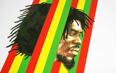 Viersen, Germany - November 9. 2022: Closeup of isolated vinyl record album of jamaican reggae singer Dennis Brown