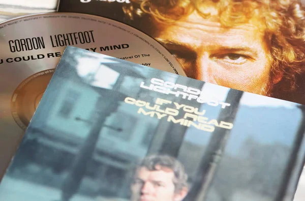 Viersen Saksa Toukokuuta 2023 Kanadalaisen Laulajan Gordon Lightfootin Albumin Kannen — kuvapankkivalokuva