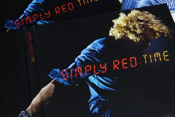 Viersen Deutschland Juni 2023 Nahaufnahme Der Sängerin Simply Red Albumcover — Stockfoto