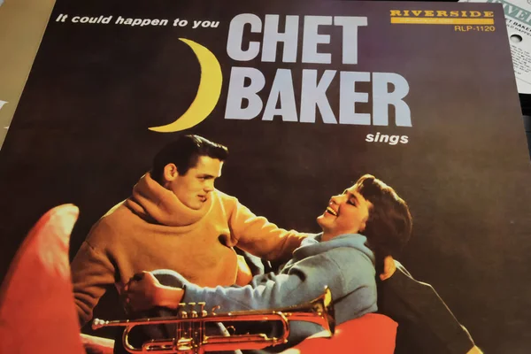 Viersen Niemcy Czerwca 2023 Zbliżenie Wokalno Jazzowego Muzyka Chet Baker — Zdjęcie stockowe