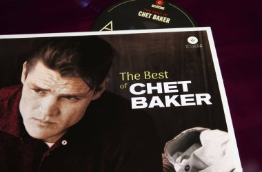 Viersen, Almanya - 9 Haziran. 2023: Chet Baker vinil albümünün kapağı En İyi Caz albüm kapağı