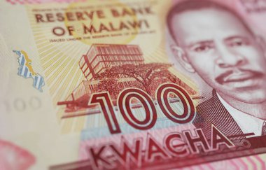 Malawi rezerv bankasının 100 kwacha banknotu