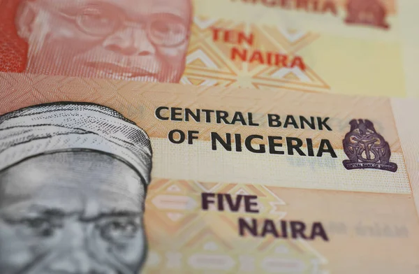 Nijerya Merkez Bankası Naira Banknotunun Kapatılması — Stok fotoğraf