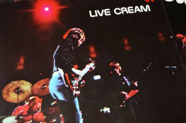 Viersen, Almanya - 9 Ocak. 2024: İngiliz rock grubu The Cream 'in 