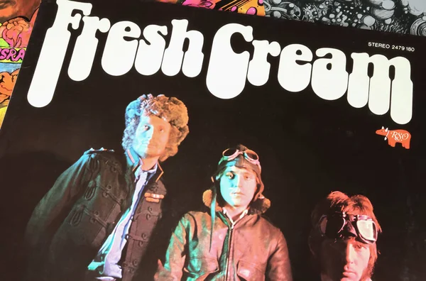 Viersen, Almanya - 9 Ocak. 2024: İngiliz rock grubu The Cream 'in ilk stüdyo albümü 