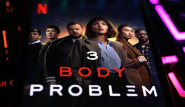 Viersen, Almanya - 9 Mart. 2024: Cixin Liu 'nun 3 Gövde Problemi Netflix serisi