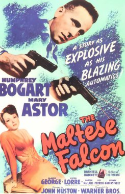 Viersen, Almanya - 9 Mayıs. 2024: Humphrey Bogart ve Mary Astor 'un oynadığı 