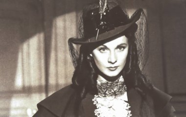 Viersen, Almanya - 9 Mayıs. 2024: İngiliz aktris Vivien Leigh 'in 1941 Hamilton Kadını' nın eski dergilerdeki portresi)