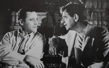 Viersen, Almanya - 2 Haziran. 2024: Walter Matthau ve Jack Lemmon 'un 1968' deki 