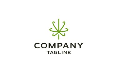 Esrar logo tasarım şablonu düz vektör