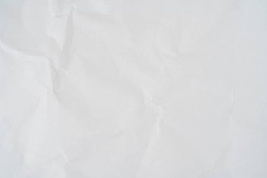 Arkaplan ve doku için kırışık beyaz kağıt.