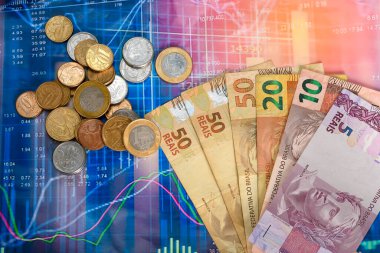Brezilya parası finansal grafikte