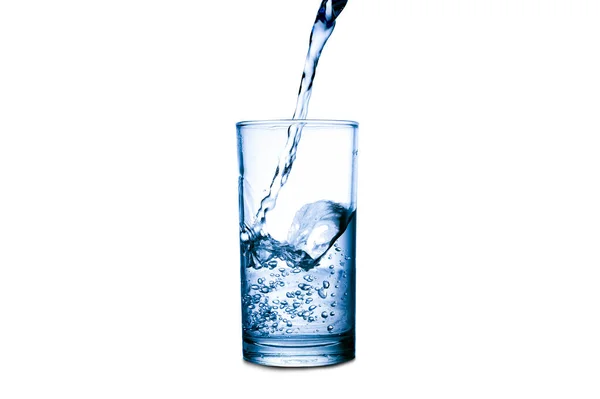 Καθαρό Νερό Για Καλή Υγεία Ρίχνει Φρέσκο Καθαρό Νερό Από — Φωτογραφία Αρχείου