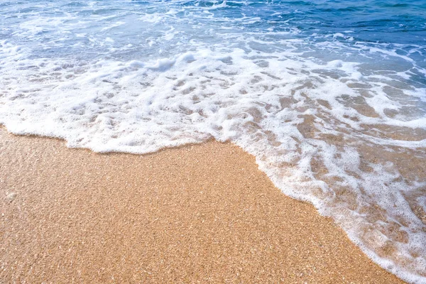 Fundo Areia Praia Para Férias Verão Conceito Praia Natureza Verão — Fotografia de Stock