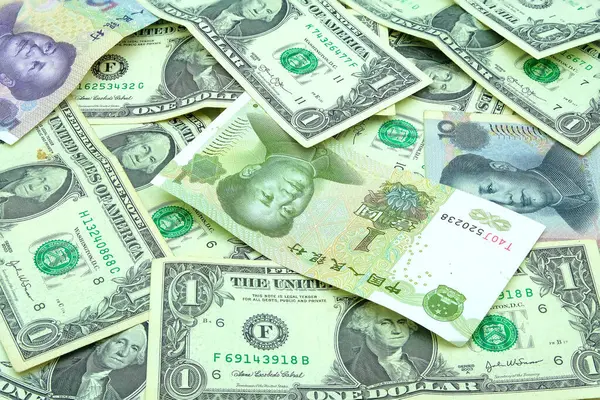 Money  Dollar, USA and China, currency exchange concept