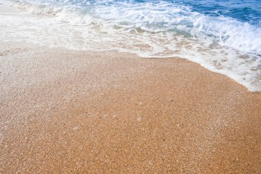 Dalgalar deniz ve deniz mavisi dünyadaki adalarda inanılmaz. Yumuşak odaklanma