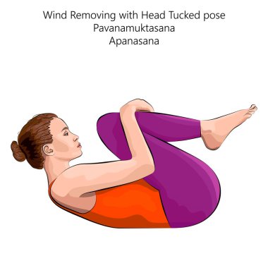 Yoga egzersizi yapan genç bir kadın, 