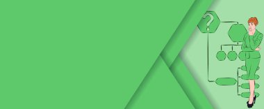 Karar ağacı şeması karar verme sürecindeki sorunları ve fırsatları tanımlamak için. Özet geç. Dikdörtgen şablon. Vektör illüstrasyonu.