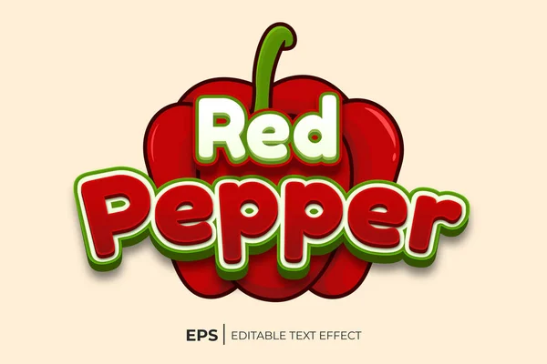Kırmızı Biber Logosu Adobe Illustrator Içerisinde Kırmızı Biber Logosu Nasıl — Stok Vektör