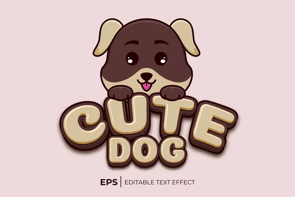 Diseño del logotipo del cachorro imágenes de stock de arte vectorial