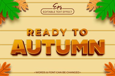 Sarı arkaplanda sonbahara hazır bir yazı yazan bir poster..