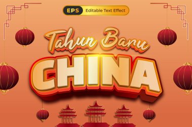 Tahun baru china için bir poster.