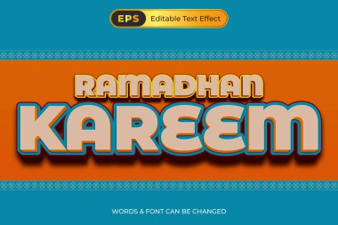 Ramazan Kareem Metin Efekti