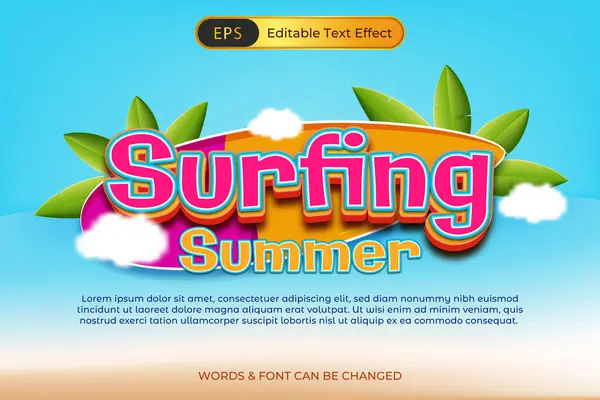 Sörf Yazı Metni Efekti