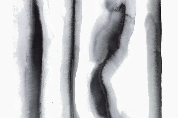 水彩画の形 抽象的な形 筆線のセット — ストックベクタ