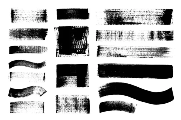 Διάνυσμα Μαύρη Μπογιά Μελάνι Πινελιάς Πινέλου Γραμμής Υφή Στοιχείο Βρώμικο — Διανυσματικό Αρχείο