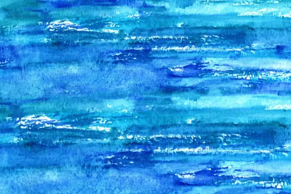 Bleu Turquoise Abstrait Aquarelle Abstraite Fond Forme Élément Design Texture — Image vectorielle
