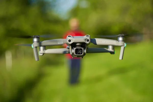 Nurtingen Γερμανία Μαΐου 2021 Μοντέρνο Drone Πολλά Χαρακτηριστικά Ασφαλείας Και — Φωτογραφία Αρχείου