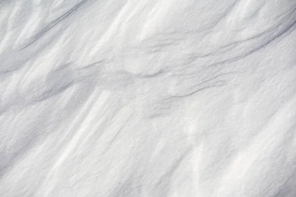 Fechar Estrutura Neve Cima Superfície Branca Para Fundo Inverno Padrão — Fotografia de Stock