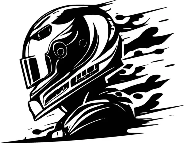 Racing Hög Kvalitet Vektor Logotyp Vektor Illustration Perfekt För Shirt — Stock vektor