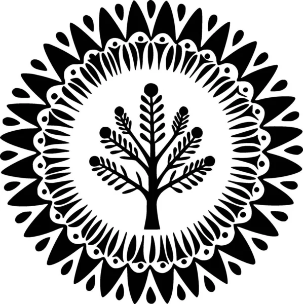 Boho Векторный Логотип Высокого Качества Векторная Иллюстрация Идеально Подходит Оформления — стоковый вектор