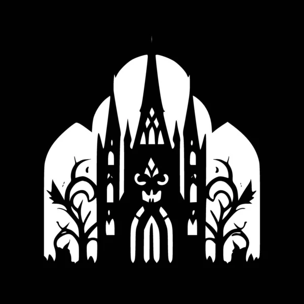 Gothique Logo Vectoriel Haute Qualité Illustration Vectorielle Idéale Pour Shirt — Image vectorielle