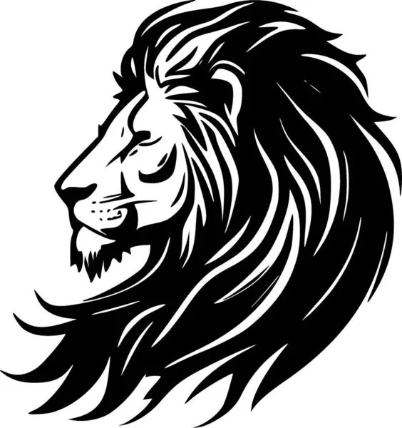 Lion Високоякісний Векторний Логотип Векторна Ілюстрація Ідеально Підходить Футболки Графіки — стоковий вектор