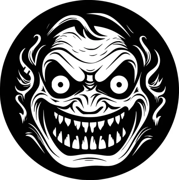 Horror Logotipo Vetorial Alta Qualidade Ilustração Vetorial Ideal Para Gráfico — Vetor de Stock