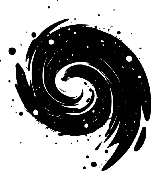 Galaxy Korkealaatuinen Vektori Logo Vektori Kuva Ihanteellinen Paita Graafinen — vektorikuva