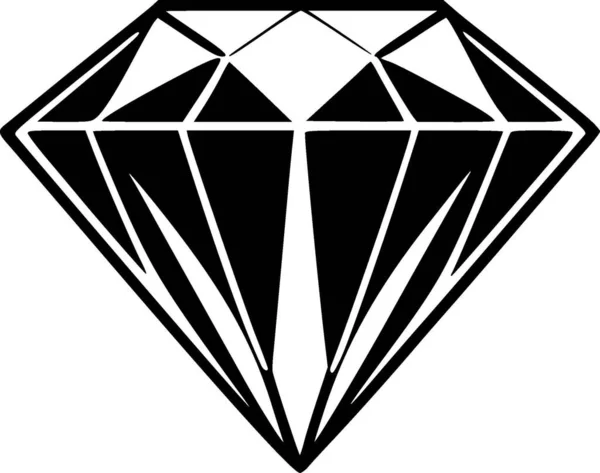 Diamond High Quality Vector Logo Vector Illustration Ideal Shirt Graphic — Stock Vector