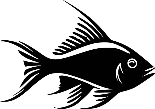 Ψάρια Υψηλής Ποιότητας Vector Logo Διανυσματική Απεικόνιση Ιδανικό Για Shirt — Διανυσματικό Αρχείο